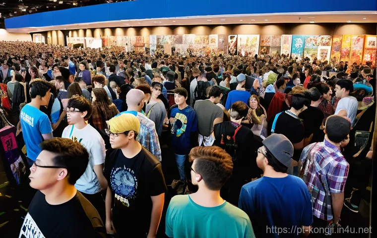 콩지래빗 관련 팬덤 사례 연구 - **Prompt:** A young artist, dressed in a comfortable, modest t-shirt and shorts, sits at a well-orga...