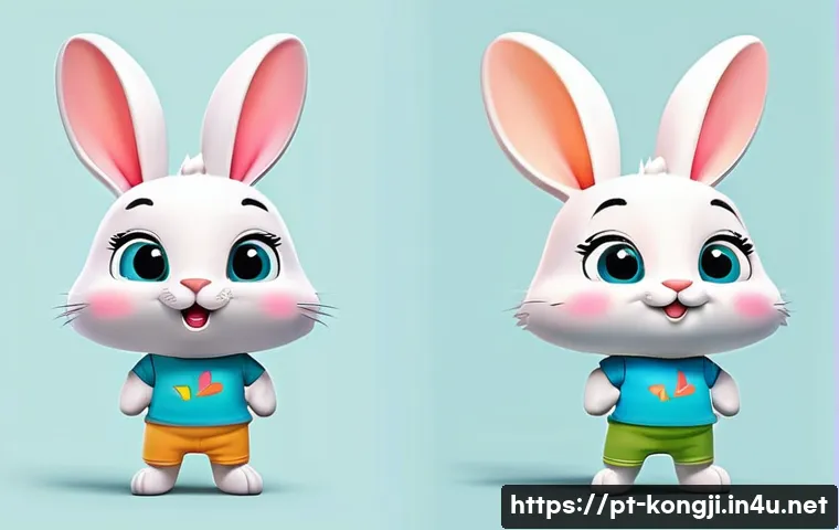 콩지래빗 캐릭터 개발 과정 관련 이미지 2